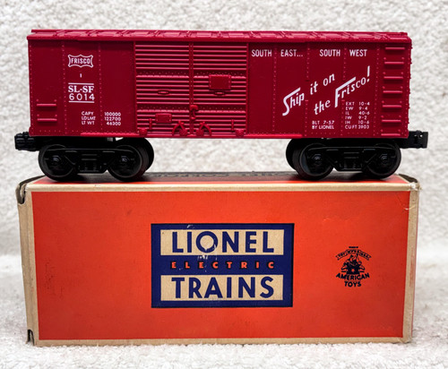 6014 Frisco Box Car: Red Body (8+/OB)