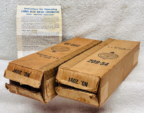 209 Hew Haven Alco A & B: Boxes & Instructions Only (8)