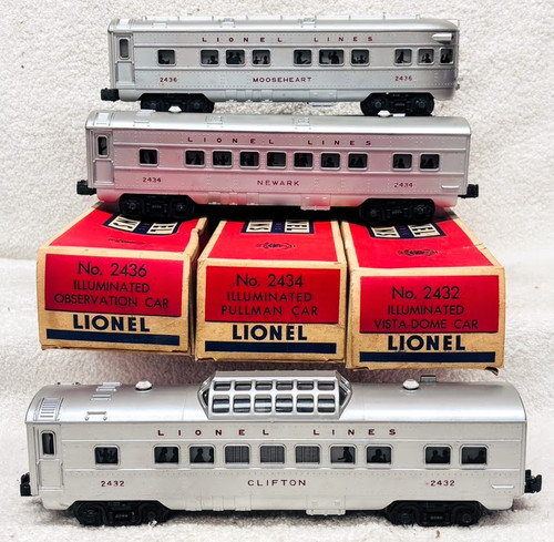 2432, 2434 & 2436 Lionel Lines Passenger Set (7++/OB)