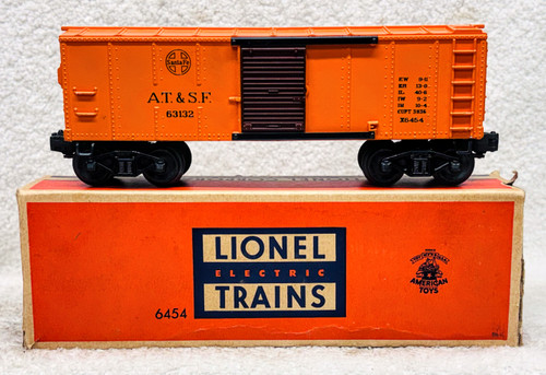 6454 A. T. & S. F. Box Car (9/OB)