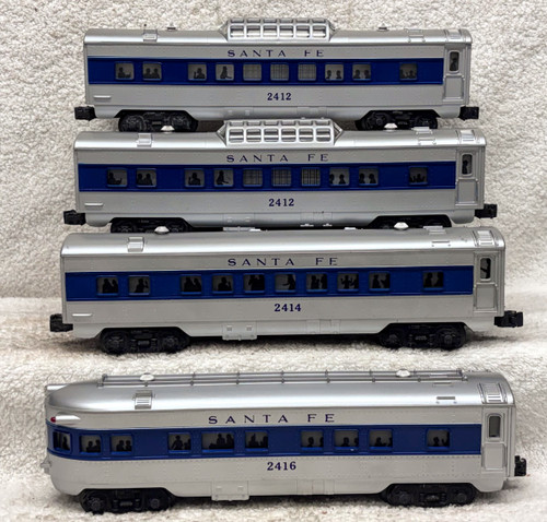 2412, 2412, 2414 & 2416 Santa Fe Passenger Set (9)