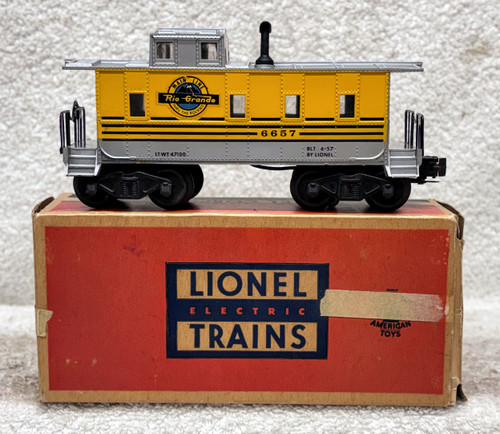 6657 Rio Grande Caboose (9/OB)