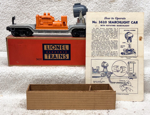 3620 Rotating Searchlight Car (8/OB)