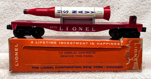 6175 Flatcar w/ US Navy Rocket (9/OB)