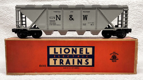 6446 Norfolk & Western Covered Quad Hopper: Gray (7++/OB)