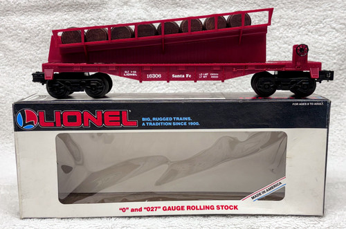 16306 A.T. & S.F. Barrel Ramp Car (9/OB)