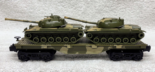 6564 U. S. Marines Flatcar w/ Tanks (9)