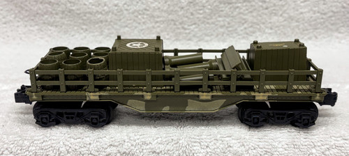 6562 U. S. Marines Flatcar w/ Misc. Loads (9)