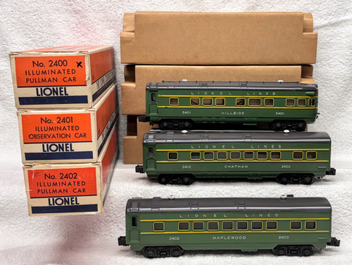 2400, 2401 & 2402 Lionel Lines Passenger Set (9/OB)