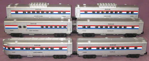 15100, 16095, 16096, 16097, 16098, 16099 Amtrak Six Car Passenger Set (9)