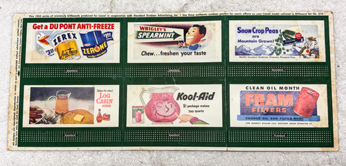310 Billboards: 1955 Complete Sheet (NOS)