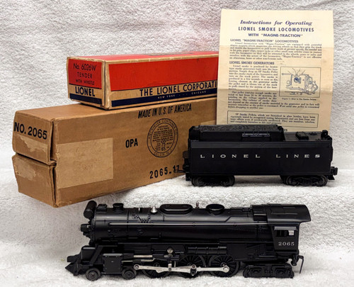 2065 Hudson Steamer w/ 6026W Tender (8/OB)