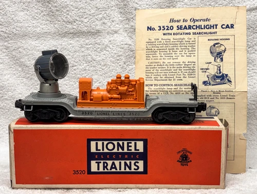 3520 Rotating Searchlight Car (8/OB)