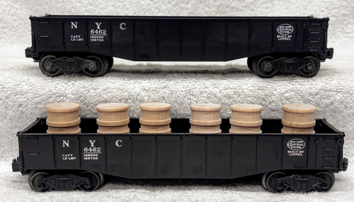 6462 New York Central Gondola: Set of Two, Black (7+)