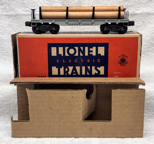 2411 Flatcar w/ Logs (7+/OB)