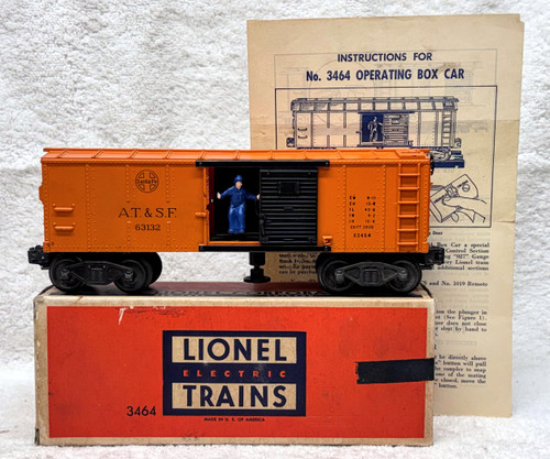 3464 A. T. & S. F. Oper. Box Car (7+/OB)