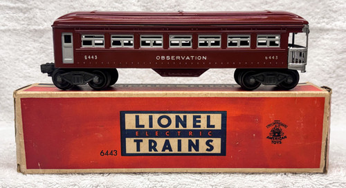 6443 Observation Passenger Car (7+/OB)