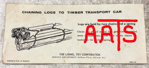 6361 Timber Transport Car: Instructions Only (8+)