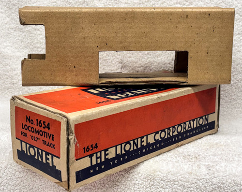 1654 Scout Steam Locomotive: Box & Insert Only (6+)