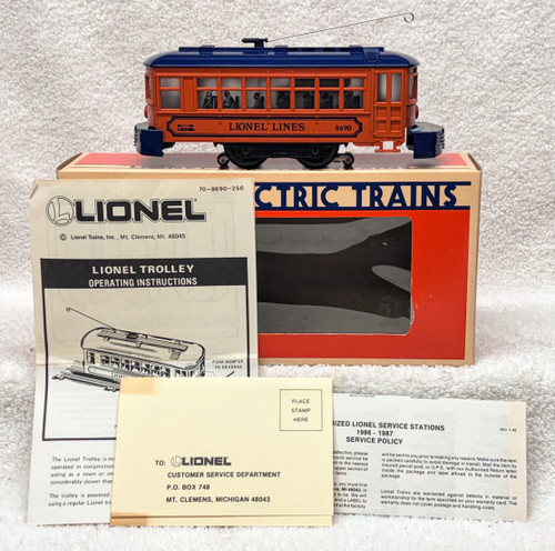 8690 Lionel Lines Trolley (NOS)