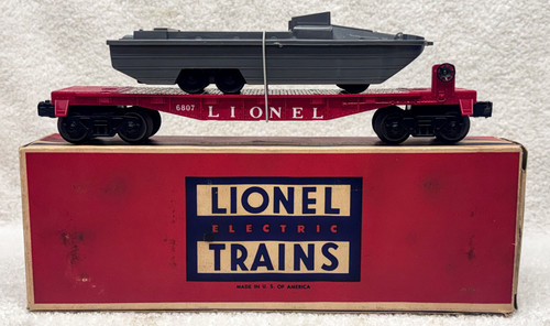 6807 Flatcar with USMC Amphibious Duck Vehicle (8/OB)