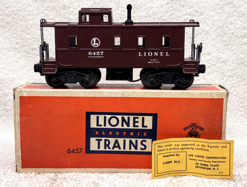 6457 Lionel Caboose (Test Run/OB)