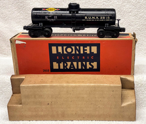 2855 Sunoco Single Dome Tank Car: Black (7+/OB)