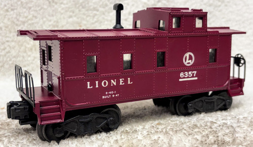 6357 Lionel Caboose: Circle L Logo (7++)