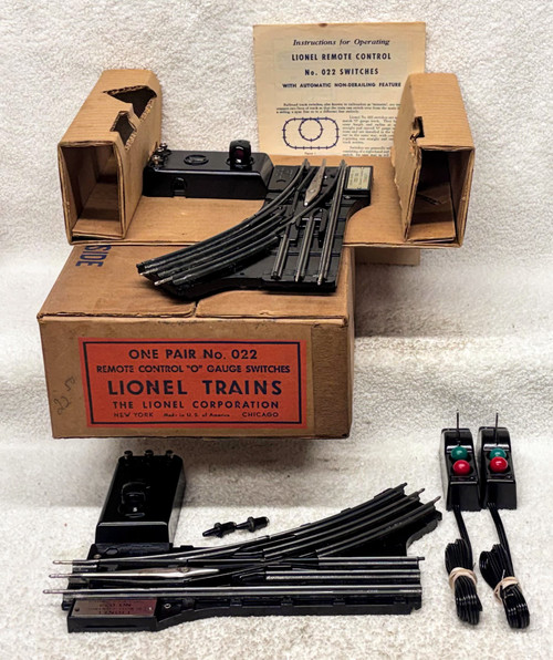 022 Remote Control Switches: O Gauge (8/OB)