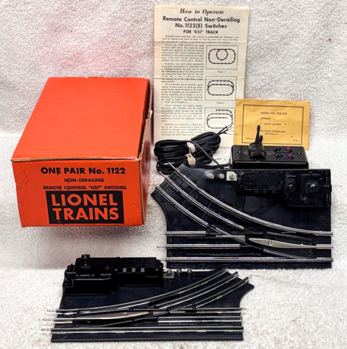 1122 Remote Control Switches: 027 Gauge (8/OB)