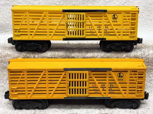 6656 Stock Car: Set Of Two, Light & Dark Yellow (7+)