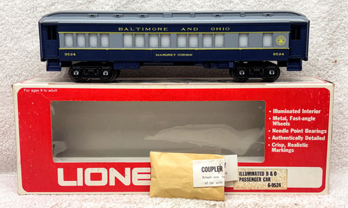 9524 Baltimore & Ohio Margaret Corbin Pullman Passenger Car (NOS)