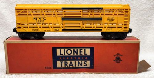 6356 New York Central Bi-Level Stock Car (7++/OB)