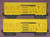 6656 Stock Car: Light Yellow: Set of Two (7)