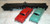 6424 Twin Automobile Flatcar: Red / Aqua Auto (8/OB)