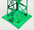 395 Floodlight Tower: Green (8+/OB)