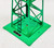 395 Floodlight Tower: Green (8+/OB) 395 Floodlight Tower: Green (8+/OB)