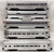 9576, 9577, 9578, 9579 & 9580 Burlington Passenger Car Set (NOS)