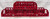 270 Truss Bridge: Set of Five, True Red (6 to 6+)