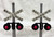 154 Road Crossing Signal: Set Of Four (6+ to 7)