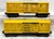 6656 Stock Car: Set Of Two Light Yellow (7 & 7+)