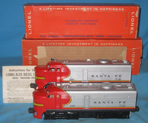 218 Santa Fe Alco AA Diesels w/ 218T (8/OB)