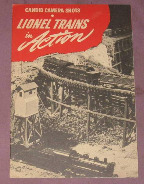 1945 Candid Camera Shot of Lionel Trains (8+)