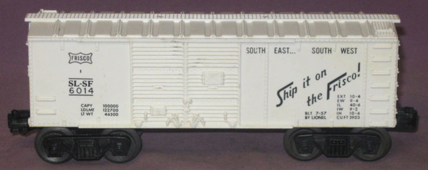 6014 Frisco Box Car: White Body (7+)