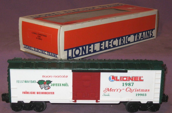 19903 Christmas Box Car: 1987 (9/OB)