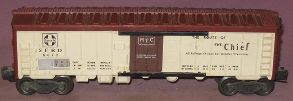 6672 Santa Fe Refrigerator Reefer: Black Lettering (6)