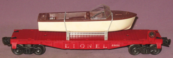 6801 Flatcar w/ Orig. Brown Boat (7)