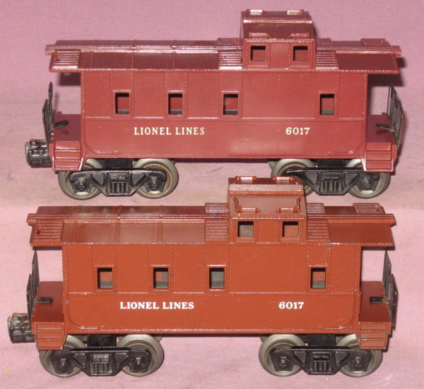 6017 Lionel Lines Caboose: Set of Two (6+)