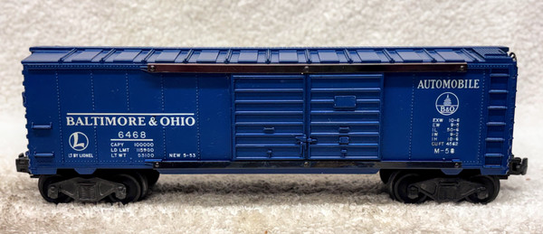 6468 Baltimore & Ohio Automobile Box Car (7)