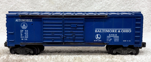 6468 Baltimore & Ohio Automobile Box Car (7+)